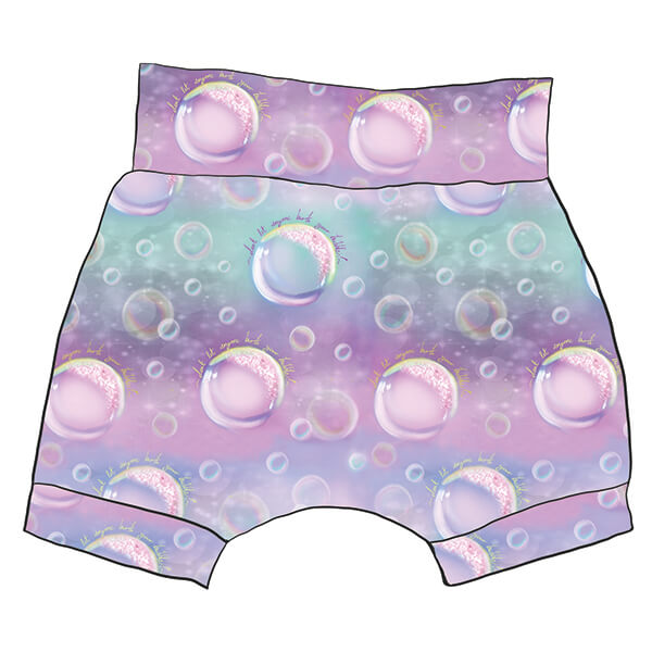 Harem-shorts-Bubbles-Pink