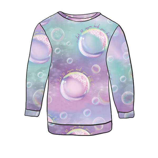 Long-Sleeve-T-Shirt-Bubbles-Pink