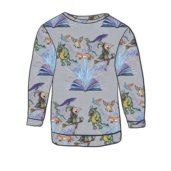 Long-Sleeve-T-Shirt-Magical-story-books-grey